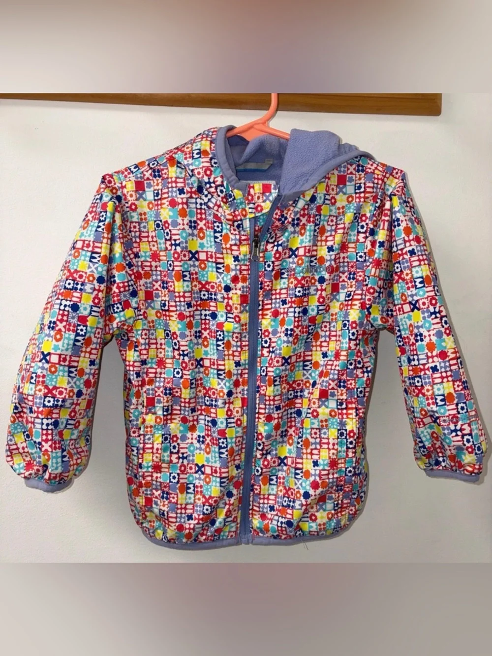 Columbia Kids Multicolor Quilted Puffer Jacket with Hood 2T
